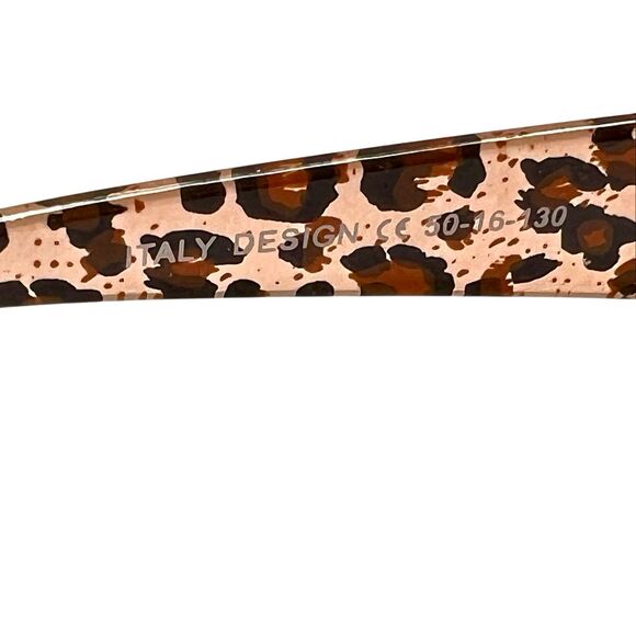 Swarovski Crystal Reading Glasses With Leopard Print New With Tags & Case +4.00 main image 7
